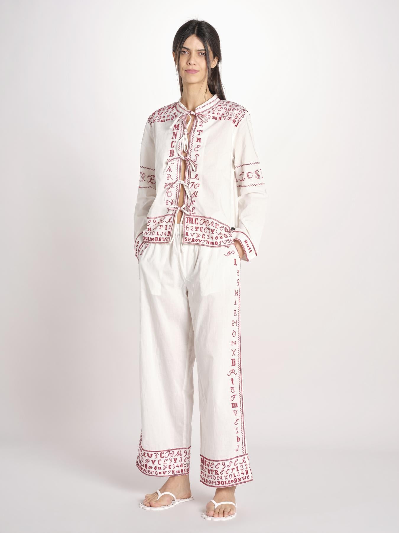 set pigiama 801 WHITE sea ny 