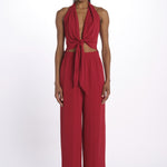 Top con nodo 41352-412 LAMPONE federica tosi 