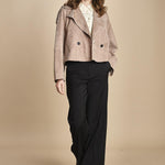 pantalone palazzo fresco lana VISIVO 2525136031600 GRIGIO weekend maxmara 