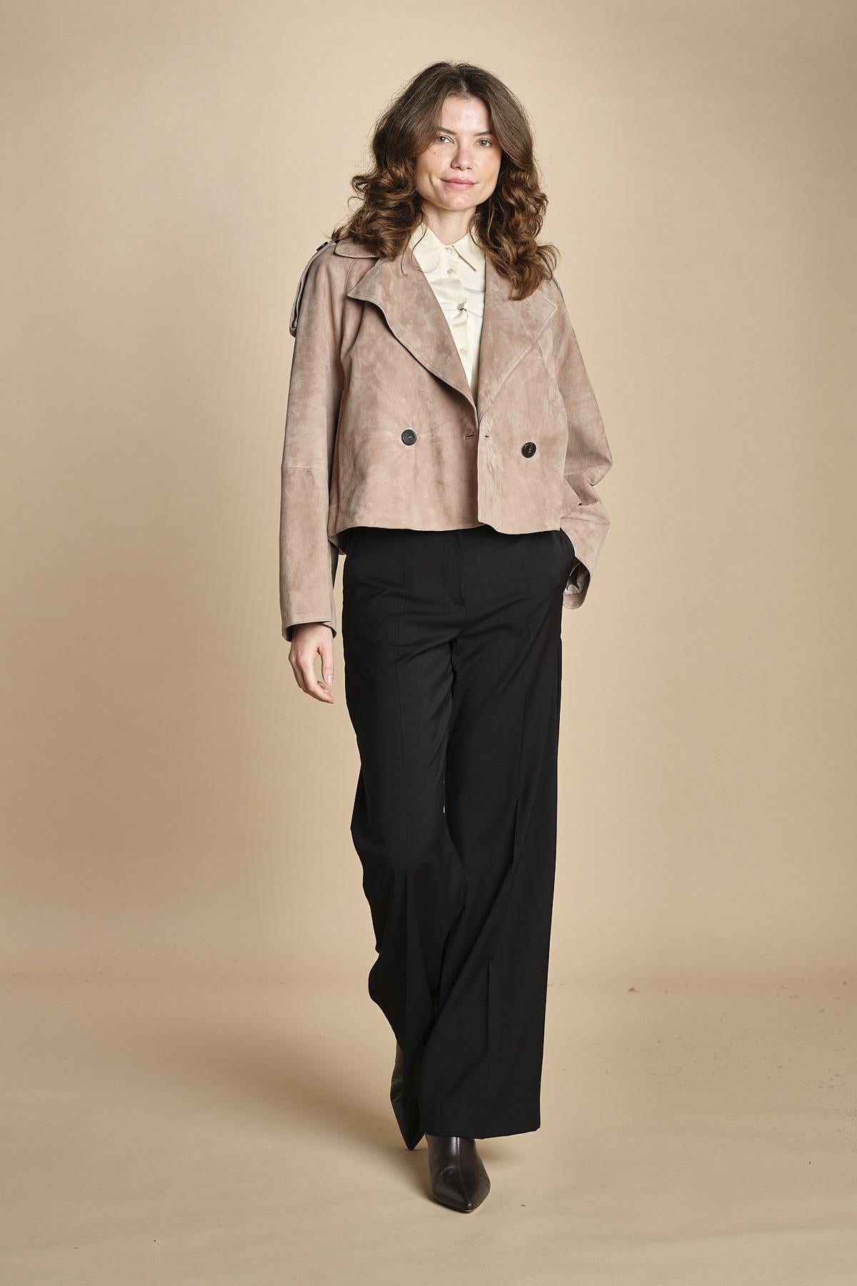 pantalone palazzo fresco lana VISIVO 2525136031600 GRIGIO weekend maxmara 