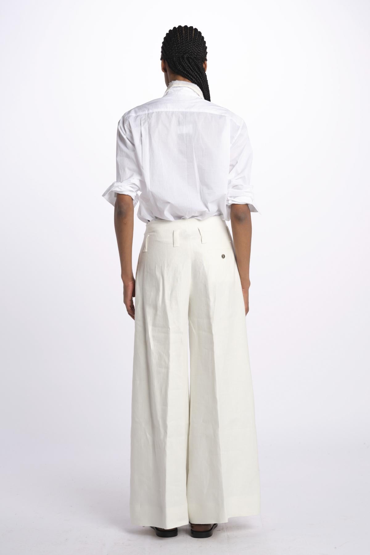 Pantalone ORIANA cropped nervature ORIANA540503 7 quelledue 