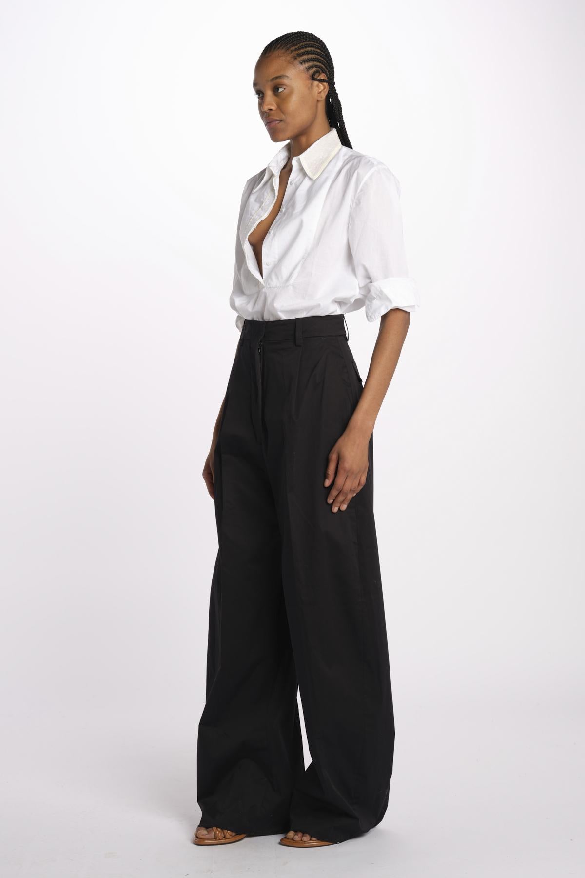 Pantalone BILLIE pinces over BILLIE 3111 BLACK the latest 
