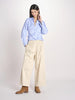 pantalone con elastico in popeline