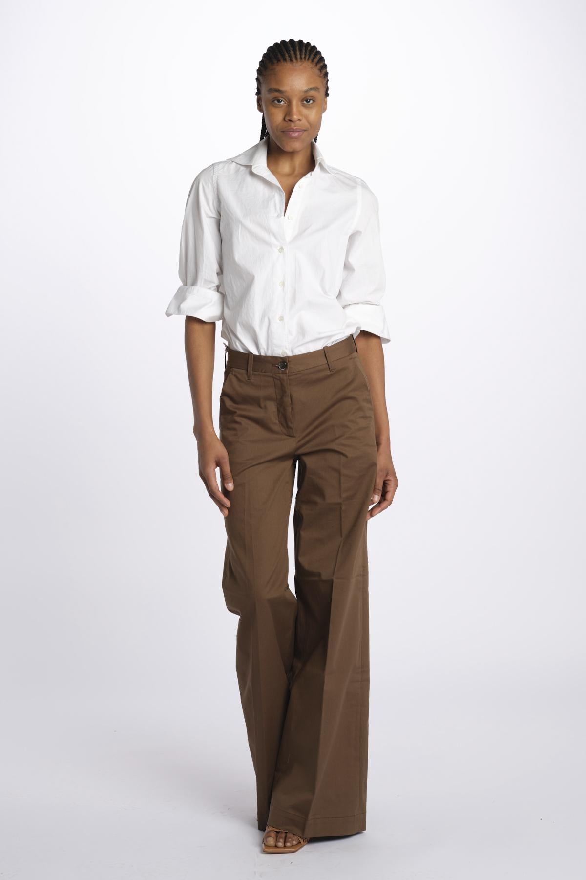 Pantalone NADIA co/ stretch NADIA NAC120 P01 CAFFE nine in the morning 