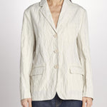 Blazer 3 bottoni gessato 0973 22042 NATURALE aspesi 