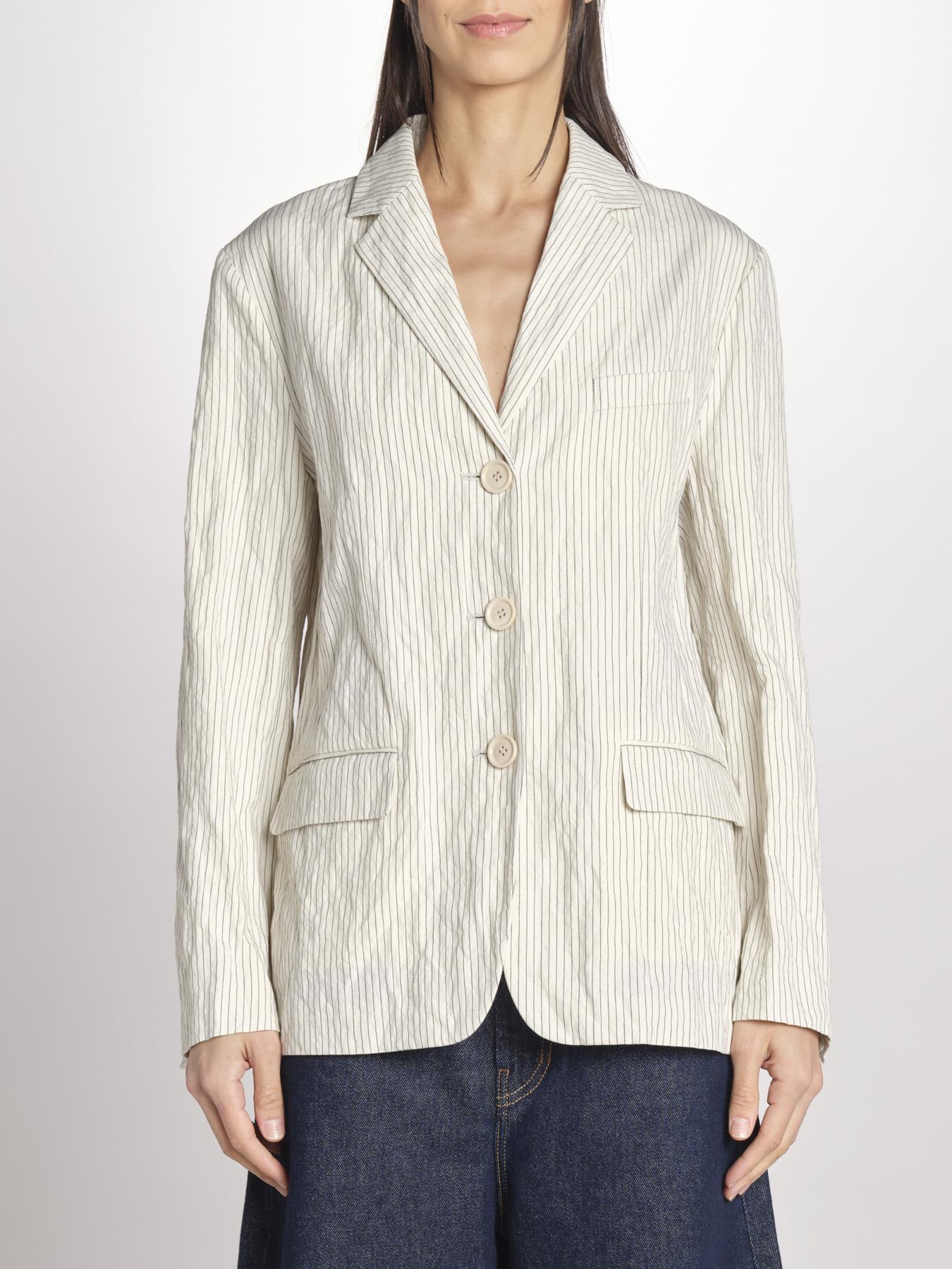 Blazer 3 bottoni gessato 0973 22042 NATURALE aspesi 