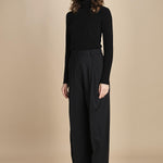 pantalone largo stretto sul fondo TLW03116W0206ABTPB BLACK T0002 the latest 