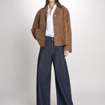 PALCHI giacca cropt scamosciasta con tasche applicate PALCHI2615441021650 002 weekend maxmara 