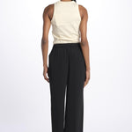 Pantalone con elastico 40805-412 NERO federica tosi 