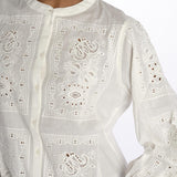 Camicia ricamata SORAYA ECRU ba&sh 