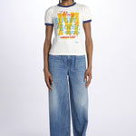 T-shirt bordino stampa THELILSINFULRINGER 81461-601 mother 