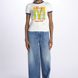 T-shirt bordino stampa THELILSINFULRINGER 81461-601 mother 