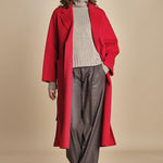 CELIA cappotto vestaglia double IO111046 RED ivy oak 