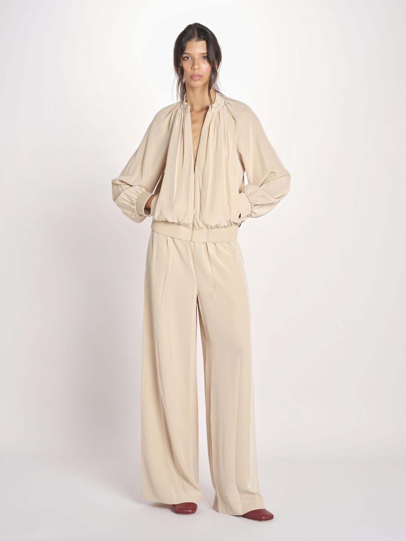 bomber in satin JF009669 POWDER 0801 joseph 