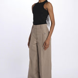Pantalone HIGH WAIST pences con risvolto 51279LCO STONEGREY phillip lim 
