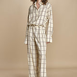 pantaloni a quadri TRAVEL CHECK BORD crida 