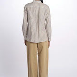 Camicia JOSEF lino righe 2515111052600 014 weekend maxmara 