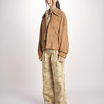 bomber over in camoscio EMMA MJD553PTEX104 BROWN jejia 
