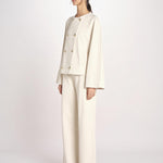 giacca in canvas con bottoni oro SALLY COMFORTBULL NATURAL true avenue 