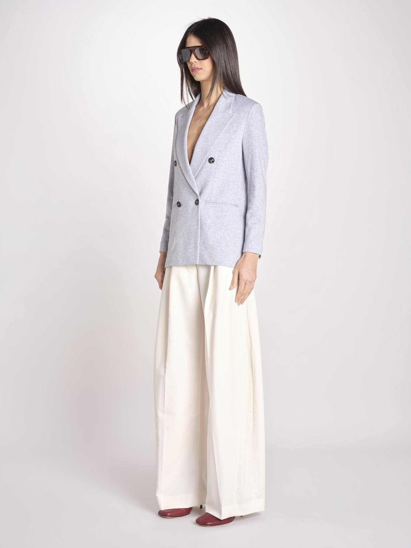 doppiopetto maschile in felpa FD3822 GRMEL circolo 1901 