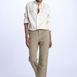 Denim LINDY combo stretto cropped LINDY KHAKI true avenue 