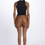 Shorts HOLLY pelle 5469175 COGNAC herskind 