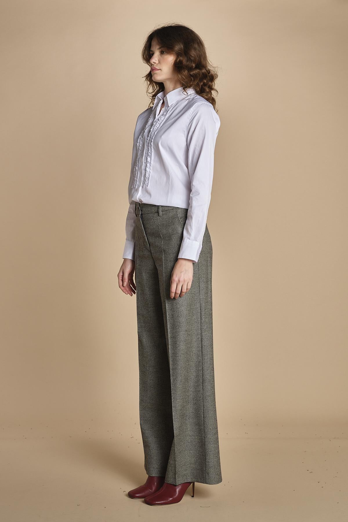 pantalone piede de poule 0188 44241 aspesi 