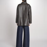 blazer monopetto dal volume oversize PILA 2615441041600 001 MARRONE weekend maxmara 