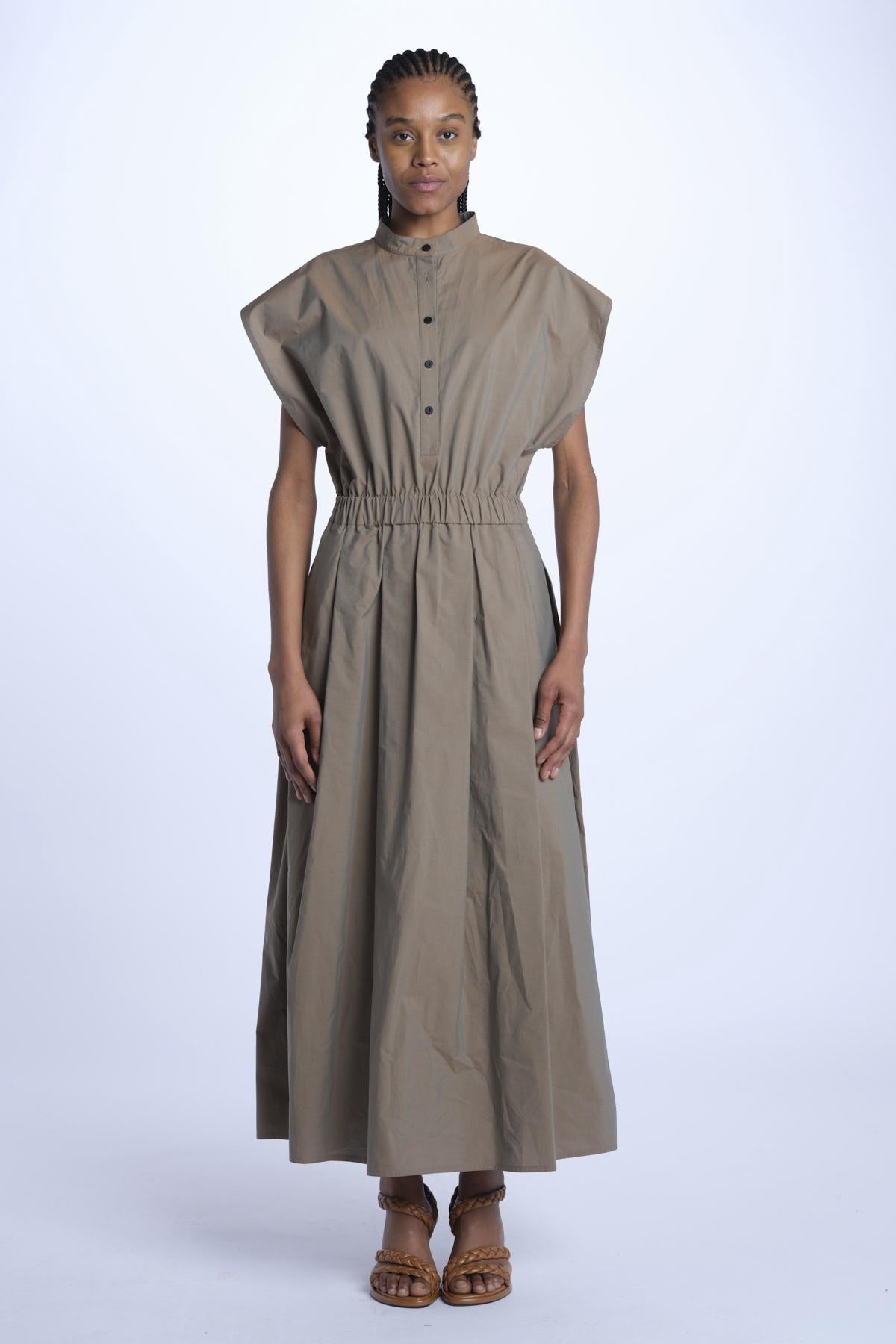 2125 chemisier di cotone 2125 NOISETTE dusan 