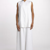 1331 gilet lino enzimato 1331 WHITE dusan 