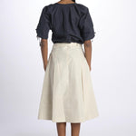 Gonna UTILITY pieghe taffetas 36118LCE STONE phillip lim 