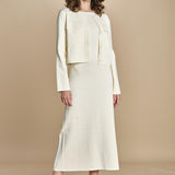 abito in maglia DRESS FULL  JF009246 0045 IVORY joseph 