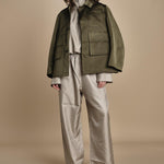 CARRACCI top in seta con zip CARRACCI STONE sofie d'hoore 
