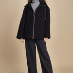 giaccone con zip e cappuccio ETNA 1673 DARK NAVY studio nicholson 