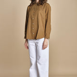 CINEMA camicia con automatici BECH605 MOCHA hartford 