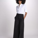 pantalone largo con nervature ORIANA 540 5033 quelledue 