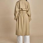 trench oversize con tasche OVERSIZED TRENCH E20FM04 NS91 CAMEL martin grant 