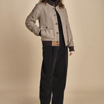 bomber panno uomo BMSWIFTF5 TAUPE bombers original 