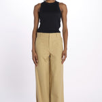 Pantaloni con tasche JK PANT CAMEL jejia 