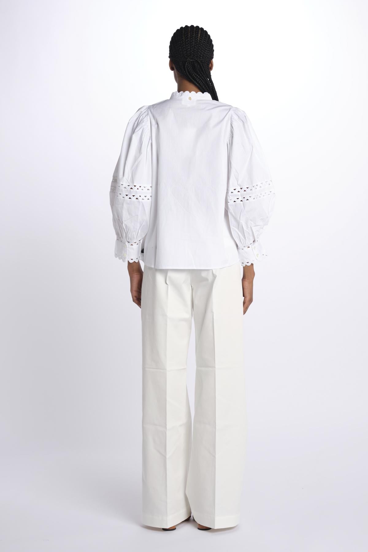Camicia ROMIE con passamano ROMIE1BLO WHITE antik batik 