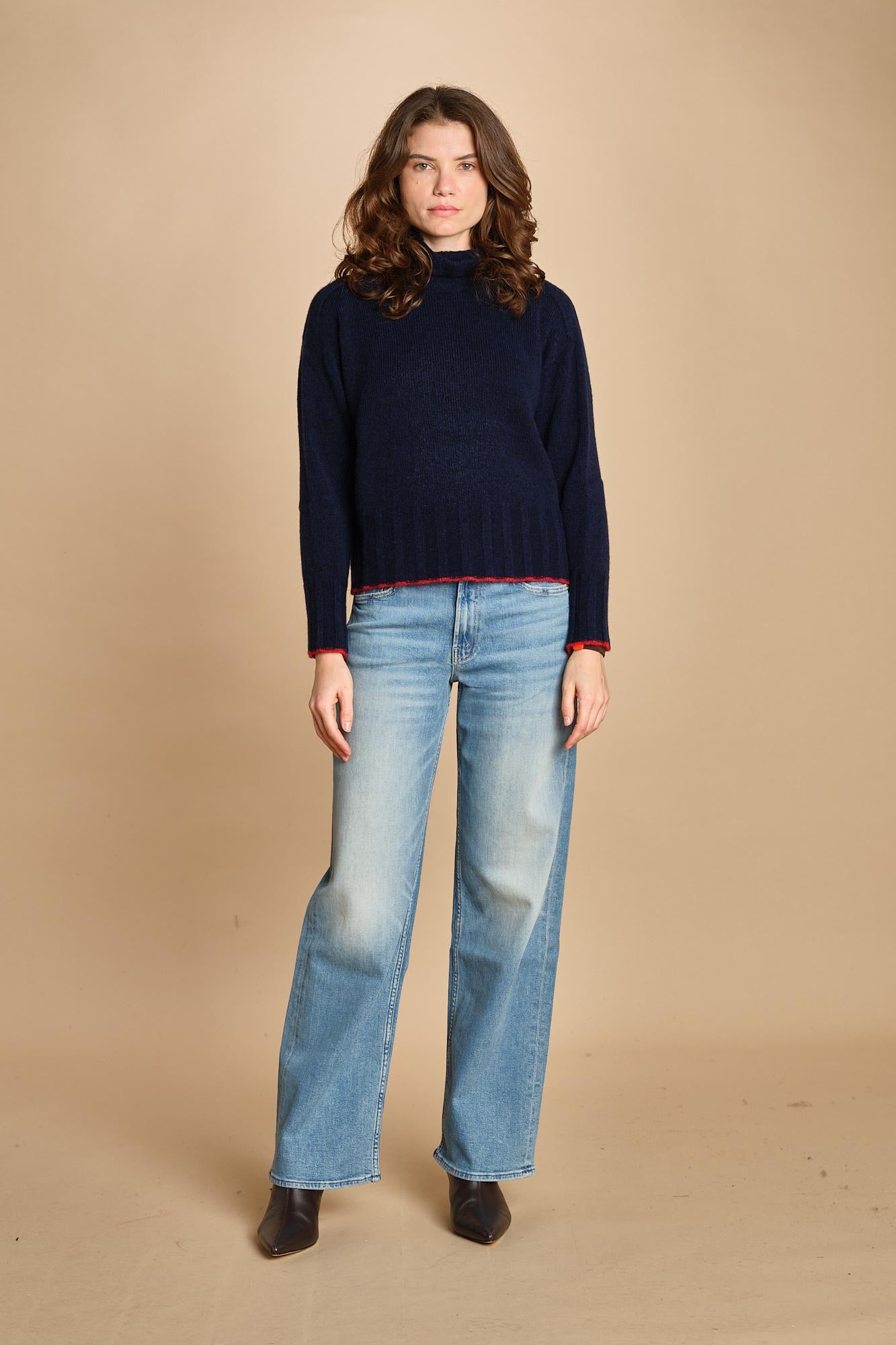 denim loose diritto 10798 THE SPINNER ZIP SNEAK 1351_A mother 