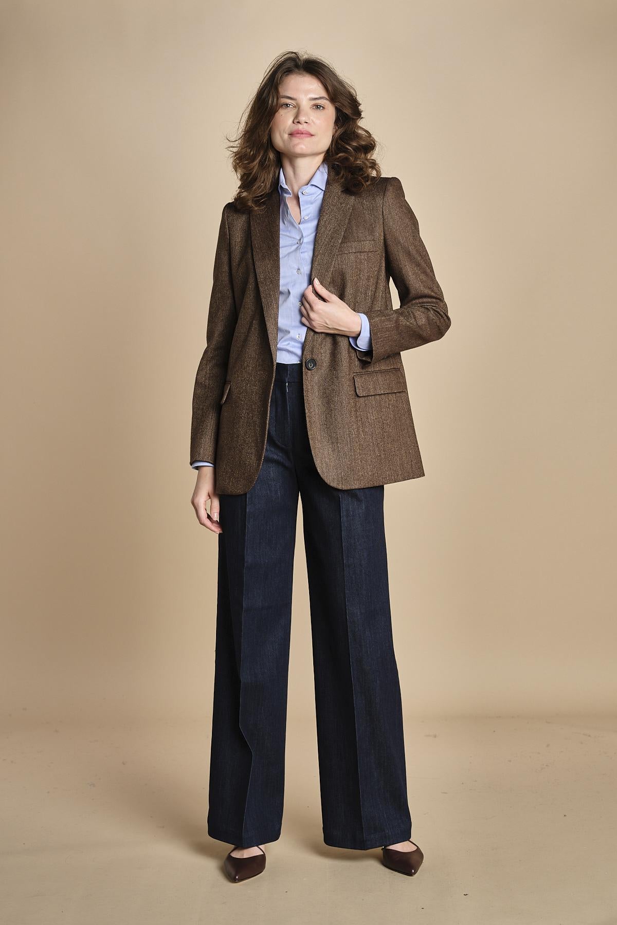 denim con pinces MAFALdA T 357170 15 quelledue 