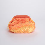 Clutch OIA piccola con paillettes OIA BAG ORANGE boheme couture 