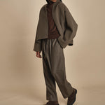CAPA easy jacket in panno CAPA MINK TAN sofie d'hoore 