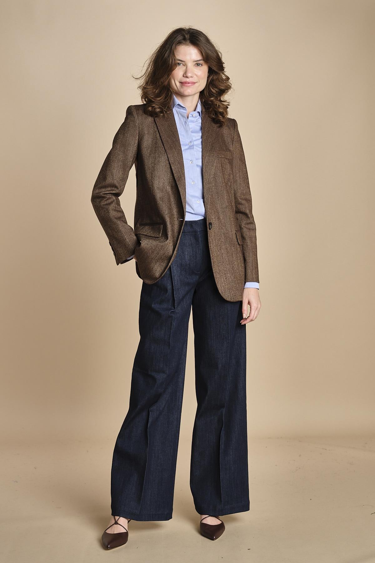 denim con pinces MAFALdA T 357170 15 quelledue 