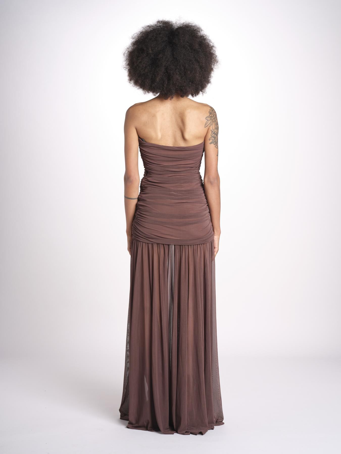 ADELE abito voille balze 9129 DRK retrofete 