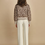 maglia collo alto maculata 32016-355 BEIGE.MORO 25 federica tosi 