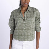 Camicia COQUILLAGES KIPRO 520Y terre rouge 