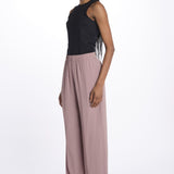 Pantalone con elastico 40805-412 BOIS DE ROSE federica tosi 