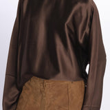 Camicia CANDY raso 5453187 TOFFEE herskind 